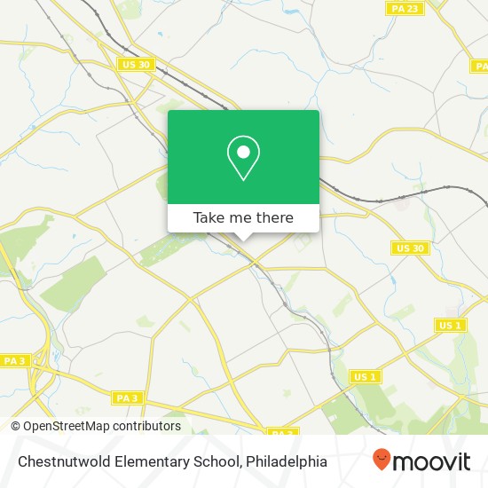 Mapa de Chestnutwold Elementary School