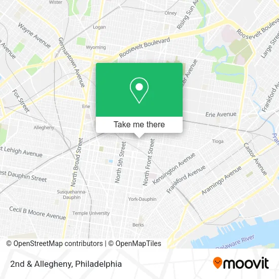 Mapa de 2nd & Allegheny