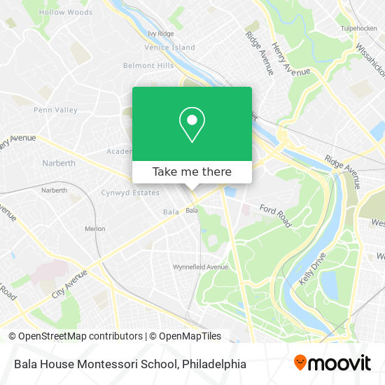 Bala House Montessori School map