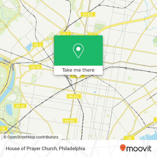 Mapa de House of Prayer Church