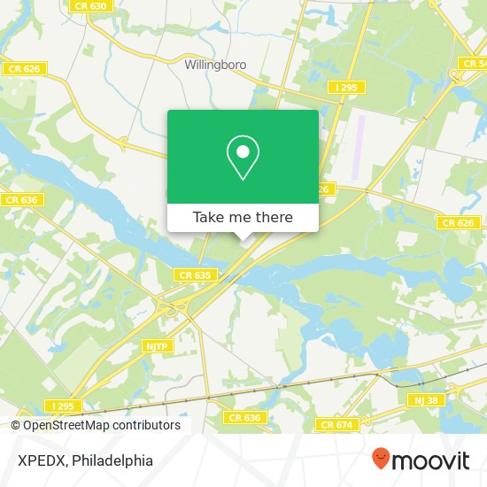 Mapa de XPEDX