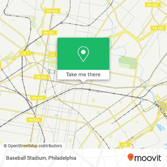 Mapa de Baseball Stadium