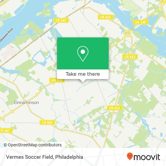 Mapa de Vermes Soccer Field