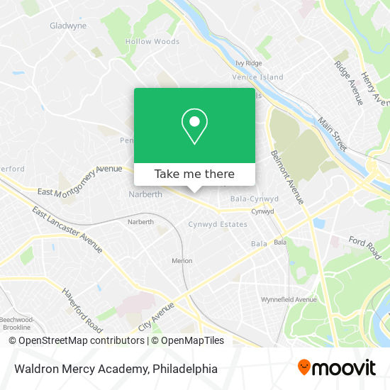 Mapa de Waldron Mercy Academy