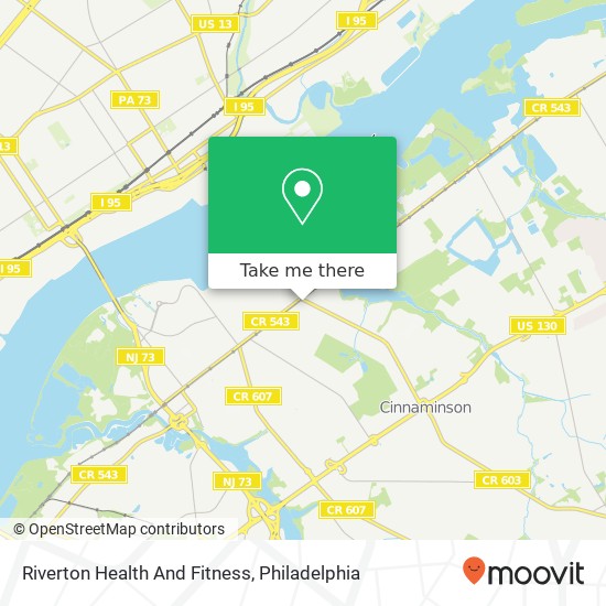 Riverton Health And Fitness map
