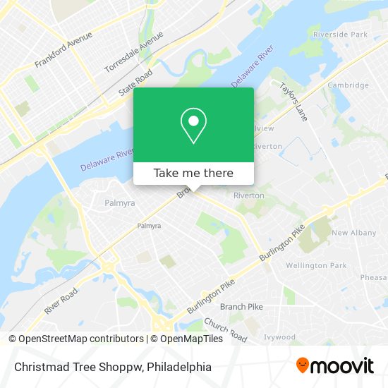 Mapa de Christmad Tree Shoppw
