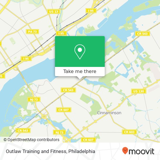 Mapa de Outlaw Training and Fitness
