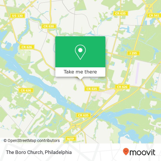 The Boro Church map