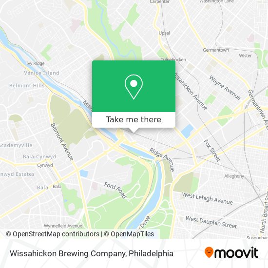 Wissahickon Brewing Company map