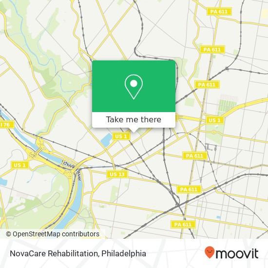 Mapa de NovaCare Rehabilitation