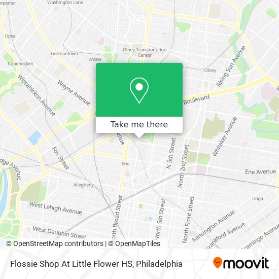 Mapa de Flossie Shop At Little Flower HS