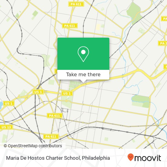 Maria De Hostos Charter School map