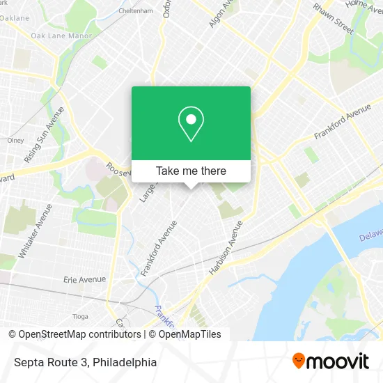 Septa Route 3 map