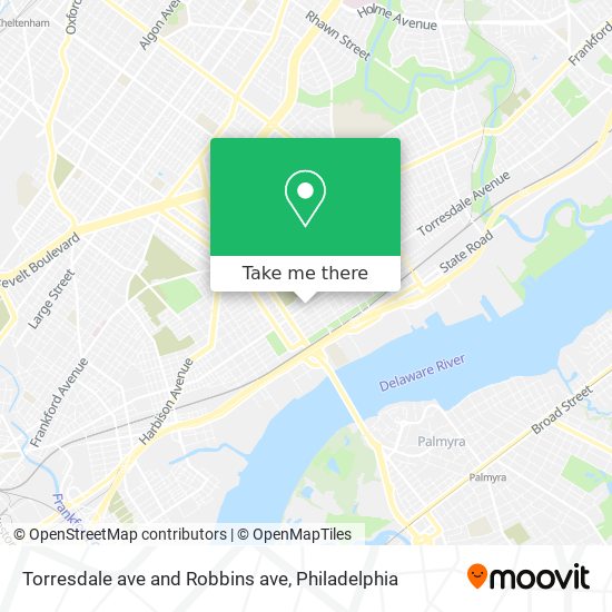 Mapa de Torresdale ave and Robbins ave