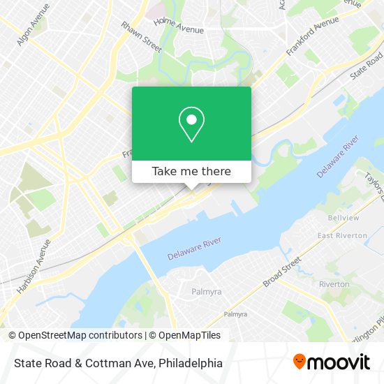 Mapa de State Road & Cottman Ave