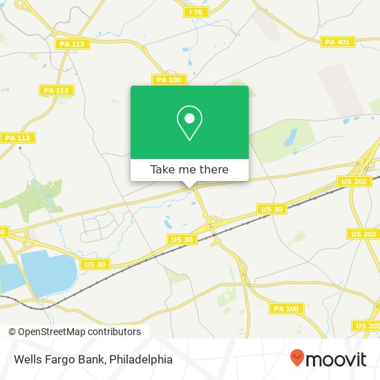 Wells Fargo Bank map