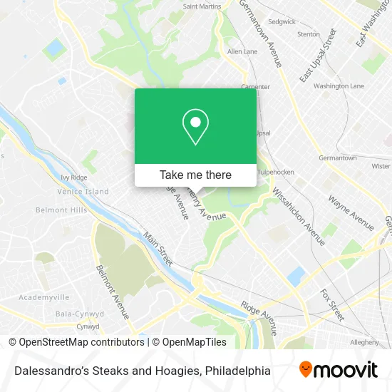 Dalessandro’s Steaks and Hoagies map