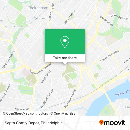 Mapa de Septa Comly Depot