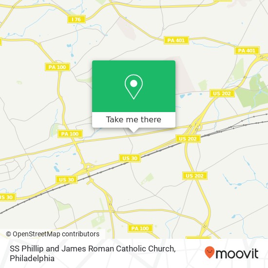 Mapa de SS Phillip and James Roman Catholic Church