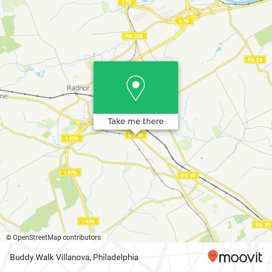 Mapa de Buddy Walk Villanova