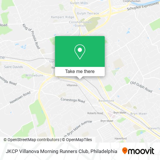 JKCP Villanova Morning Runners Club map