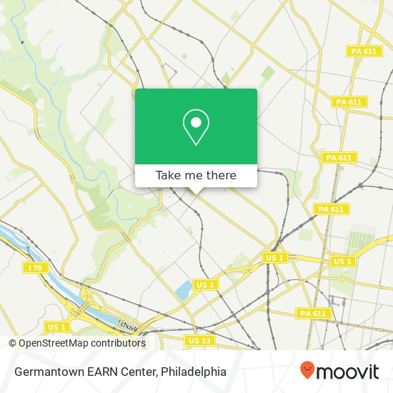 Mapa de Germantown EARN Center