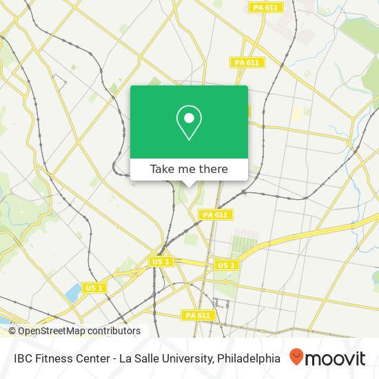 IBC Fitness Center - La Salle University map