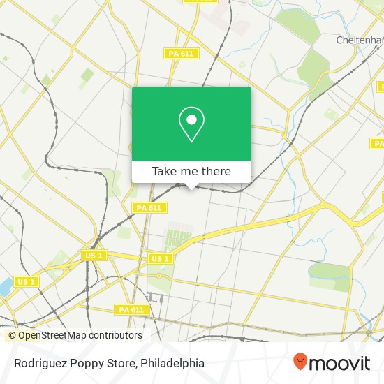 Mapa de Rodriguez Poppy Store