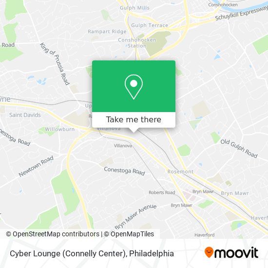 Mapa de Cyber Lounge (Connelly Center)