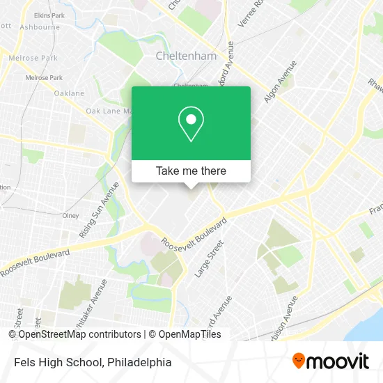 Fels High School map