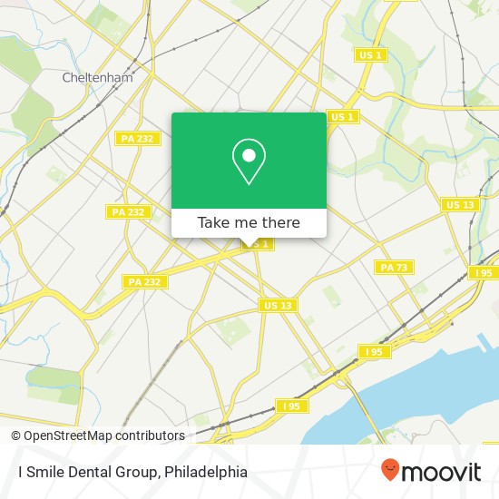 I Smile Dental Group map