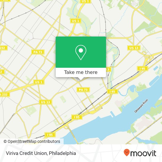 Mapa de Viriva Credit Union