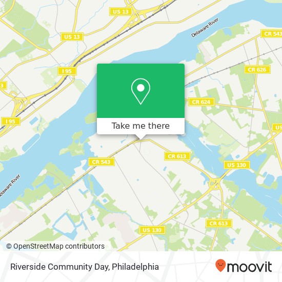 Riverside Community Day map