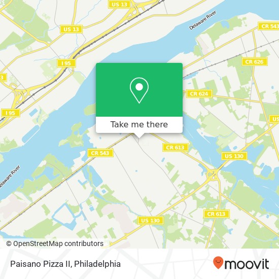 Mapa de Paisano Pizza II