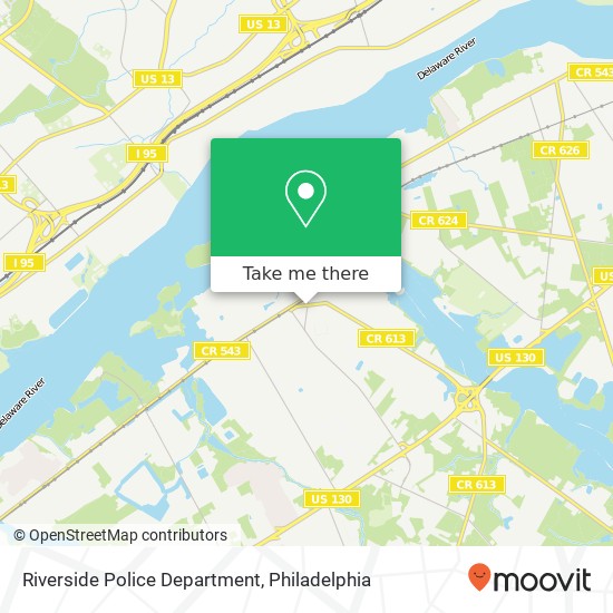 Riverside Police Department map