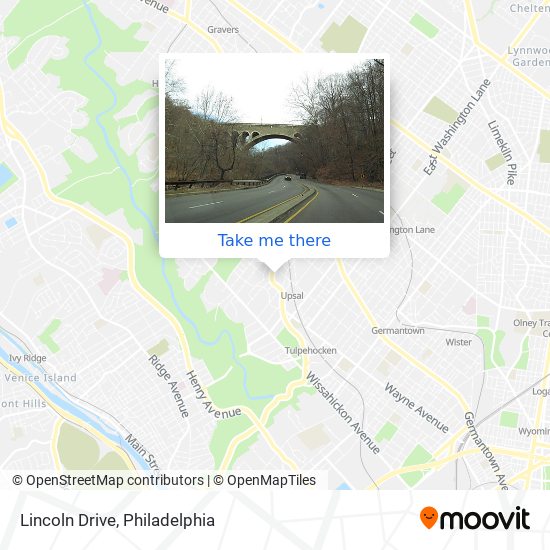 Mapa de Lincoln Drive