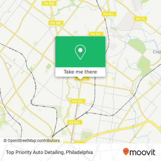Top Priority Auto Detailing map