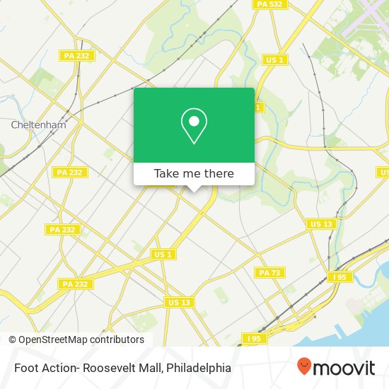 Mapa de Foot Action- Roosevelt Mall