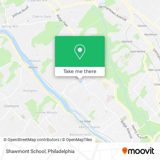 Shawmont School map