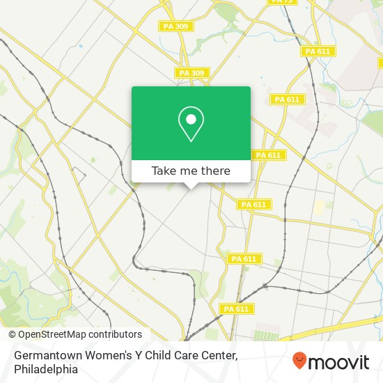 Germantown Women's Y Child Care Center map