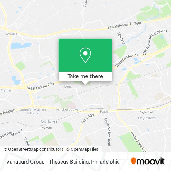 Vanguard Group - Theseus Building map