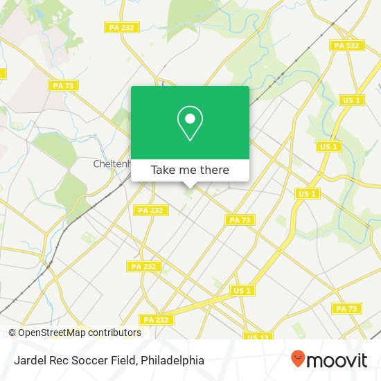 Jardel Rec Soccer Field map