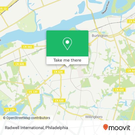 Radwell International map