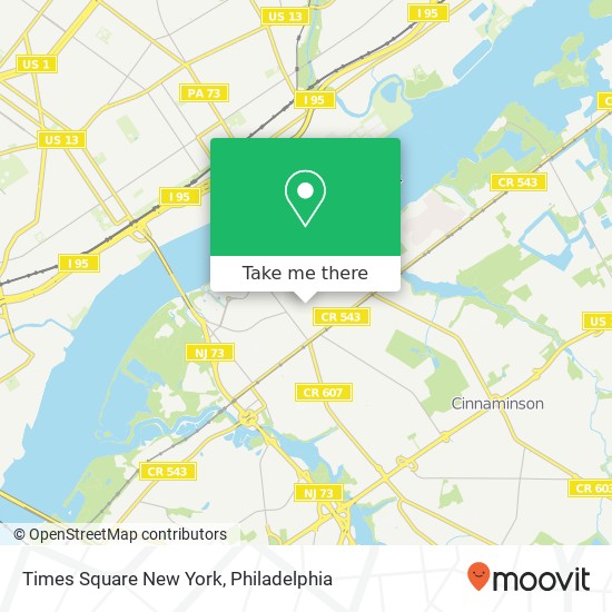 Mapa de Times Square New York