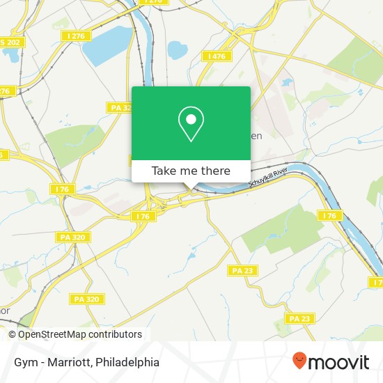 Gym - Marriott map