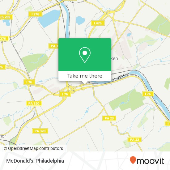 McDonald's map