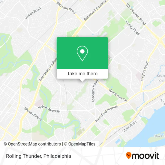 Rolling Thunder map