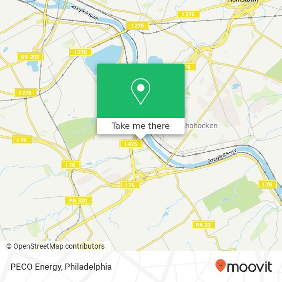 Mapa de PECO Energy
