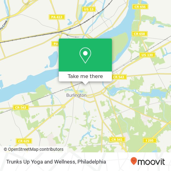 Trunks Up Yoga and Wellness map