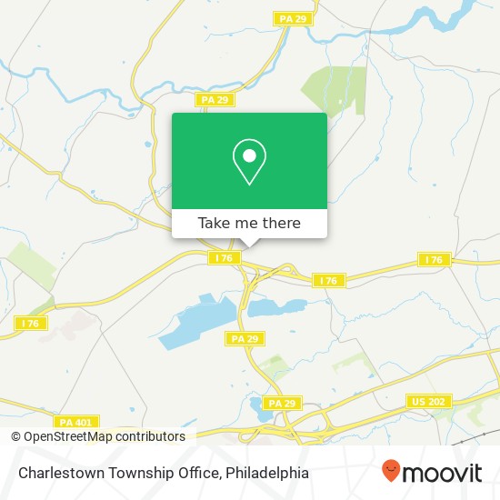 Mapa de Charlestown Township Office